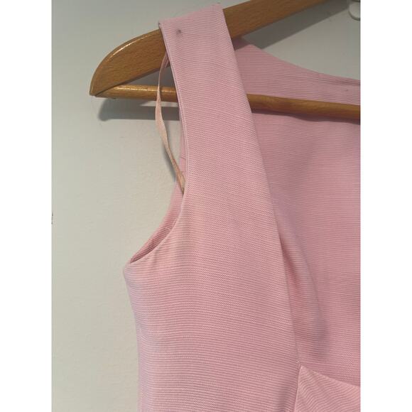 Vintage 1960s -70s Lord & Taylor Sleeveless Column Gown Pink Small Med JL - Picture 10 of 15